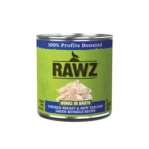 12/10oz Rawz Dog Hunk Chicken/NZGM - Health/First Aid